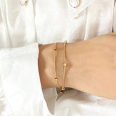 โจ Double Layer Bracelet โ Premium & Stylish โจ