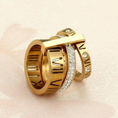 ✨ Trilogy Ring – Premium Finish ✨