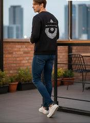 Front Back Printed Sweatshirt