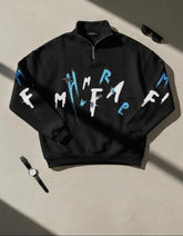 Letter printed Mockneck