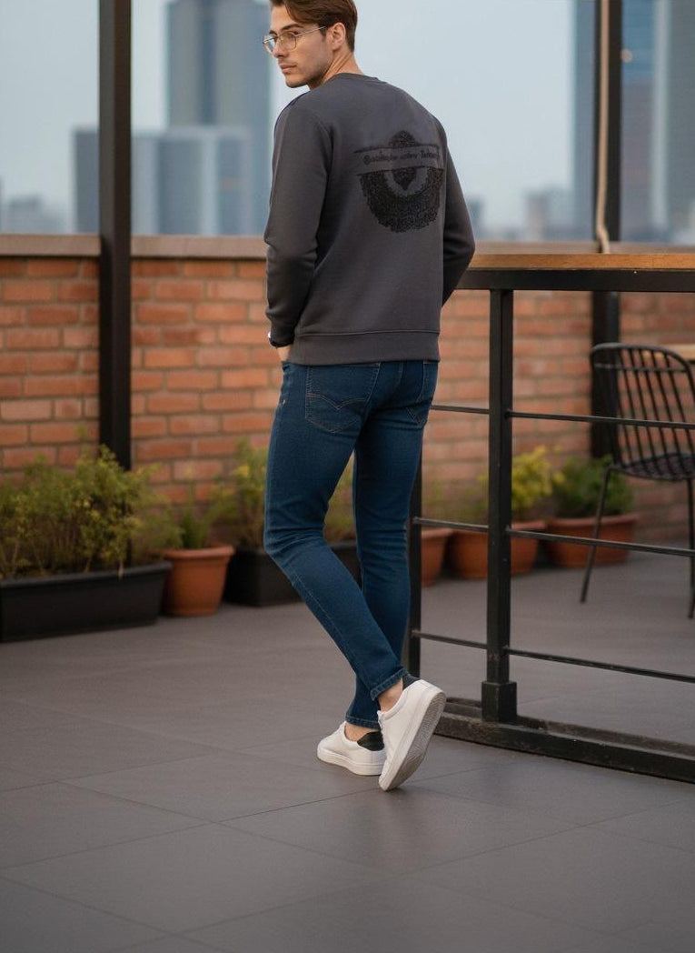 Front Back  Printed Sweatshirt