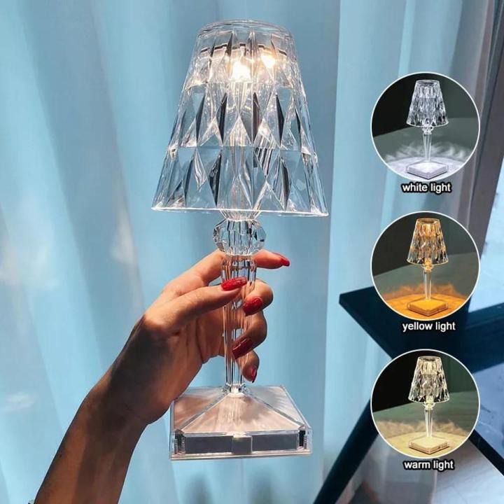 Touch Switch LED Rose Table Lamp (Large Size)