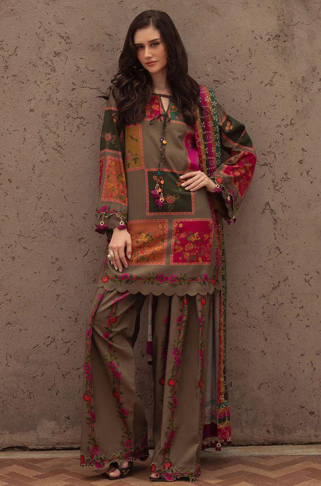Viral Charizma - Karandi Digital Printed Dress