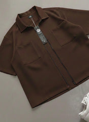 Mens Most Viral  Double Pocket Oversized Shirt